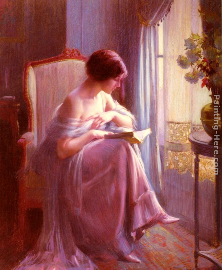 Delphin Enjolras Young Woman Reading By A Window